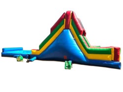waterslide2 1752622616 18' Waterslide Primary Colors *Wet or Dry*